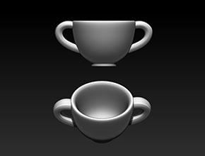 杯子玉石精雕模型圖_享刻玉石雕刻機廠家