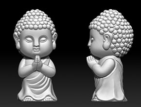 如來寶寶佛模型精雕圖紙_享刻玉石雕刻機(jī)廠家