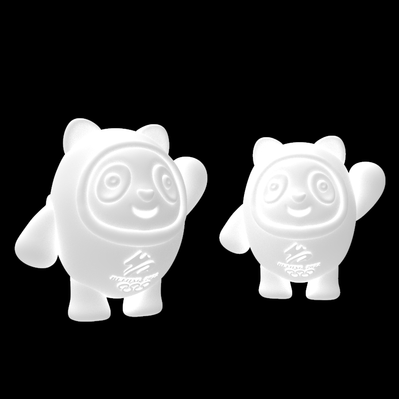 冰墩墩模型3d圖