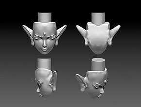 玉石3d精雕stl模型圖_工藝品雕刻機廠家