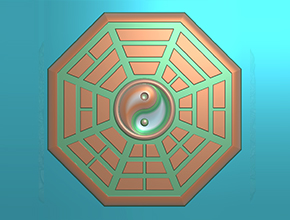八卦陣掛件模型精雕圖紙下載_自動化玉石加工設(shè)