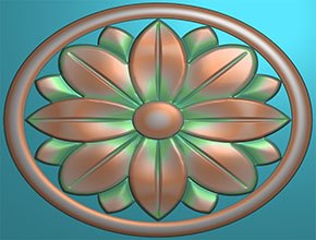 花件鏤空雕刻精雕模型圖_全自動玉石雕刻機(jī)廠家