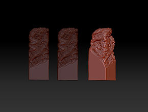 龍印章玉石玉雕圖紙電腦模型STL圖_玉石印章雕刻