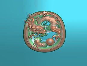 精致翡翠龍牌電腦雕刻圖紙_電腦玉石雕刻機(jī)廠家