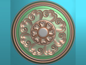 花件圓牌玉石雕刻圖紙_電腦玉石雕刻機(jī)廠(chǎng)家