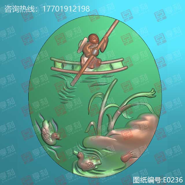 翡翠山水玉雕模型圖紙