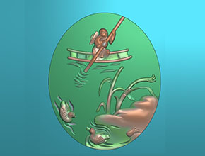 翡翠山水玉雕模型圖紙_電腦玉石雕刻機(jī)廠家