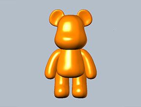 暴力熊立體模型STL雕刻圖_電腦玉石雕刻機(jī)廠家