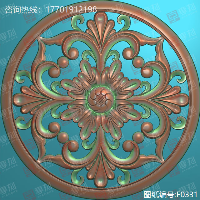 花件翡翠雕刻圖紙