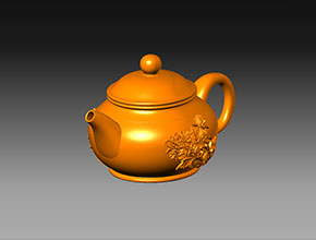 茶壺雕刻模型stl玉雕圖紙_電腦數(shù)控玉石雕刻機(jī)廠