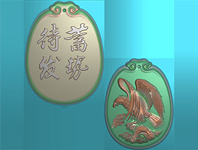 花鳥雄鷹玉雕電腦雕刻圖紙_電腦數(shù)控玉石雕刻機(jī)