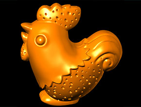 小雞吊墜玉石模型雕刻圖紙_電腦數(shù)控玉石雕刻機(jī)