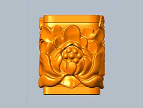 手串方花件珠子DIY圓雕模型玉雕圖紙_電腦數(shù)控玉