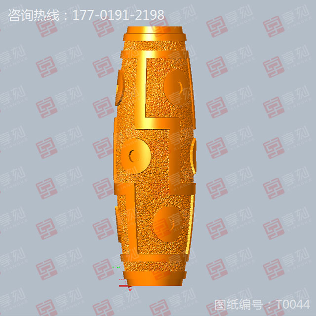 九眼天珠電腦數(shù)控玉雕圖紙