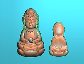 Q版觀音寶寶玉石雕刻工具圖紙_電腦數(shù)控玉石雕刻