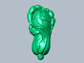 小白菜玉石雕刻電腦模型精雕圖_電腦數(shù)控玉石雕