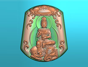 八大守護(hù)神普賢菩薩玉石雕刻機圖_電腦數(shù)控玉雕