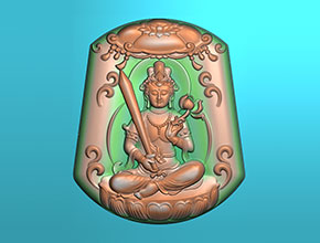 八大守護(hù)神虛空藏菩薩玉石雕刻機圖_電腦數(shù)控玉