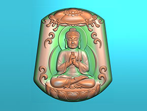 八大守護(hù)神阿彌陀佛玉石精雕機(jī)圖紙_電腦數(shù)控玉