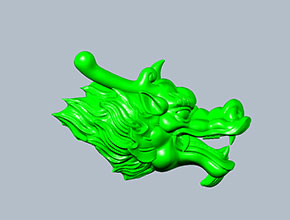 龍頭筆套玉石雕刻精雕圖工藝品_電腦數(shù)控玉雕雕