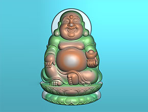 玉石吊墜佛公玉雕模型圖紙精雕圖_電腦數(shù)控玉雕