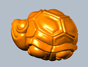 烏龜手把件車掛玉雕雕刻模型圖紙_電腦數(shù)控玉雕