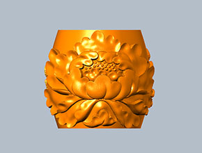 牡丹桶珠精雕模型玉石雕刻機圖_電腦數(shù)控玉雕雕