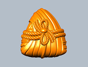 端午節(jié)粽子吊墜首飾模型精雕圖_玉雕自動(dòng)機(jī)械