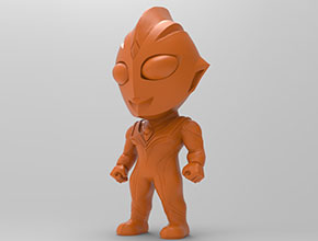 迪迦奧特曼3d模型精雕圖STL圖_享刻數(shù)控雕刻機廠