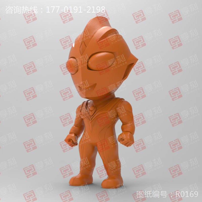 迪迦奧特曼3d模型精雕圖STL圖