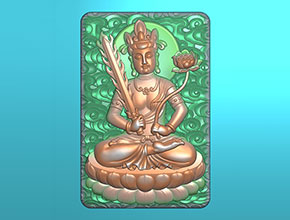 虛空藏玉雕玉石雕刻機(jī)電腦雕刻圖紙_享刻數(shù)控雕