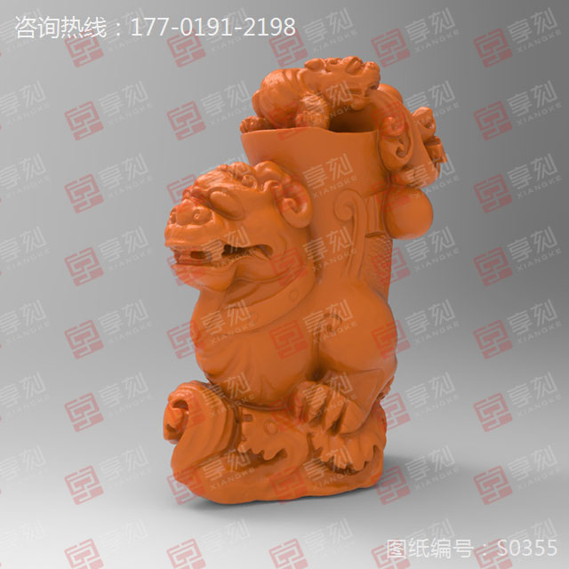 元寶貔貅擺件玉石雕刻機(jī)電腦雕刻圖紙