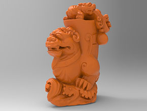 元寶貔貅擺件玉石雕刻機(jī)電腦雕刻圖紙_享刻數(shù)控