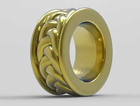 創(chuàng)意金銀銅戒指模型圖電腦雕刻圖_享刻數(shù)控雕刻