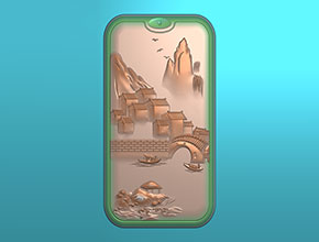 和田玉蘇工淺雕電腦玉石雕刻精雕圖_享刻數(shù)控雕