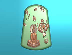 首飾飾品吊墜佛牌電腦雕刻模型圖_享刻數(shù)控雕刻