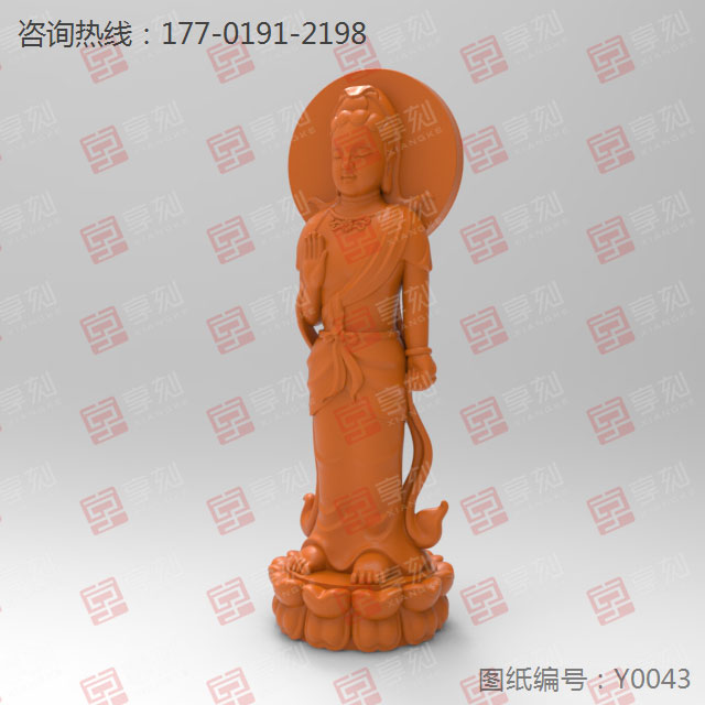 立體玉石觀音菩薩雕像玉石雕刻機(jī)