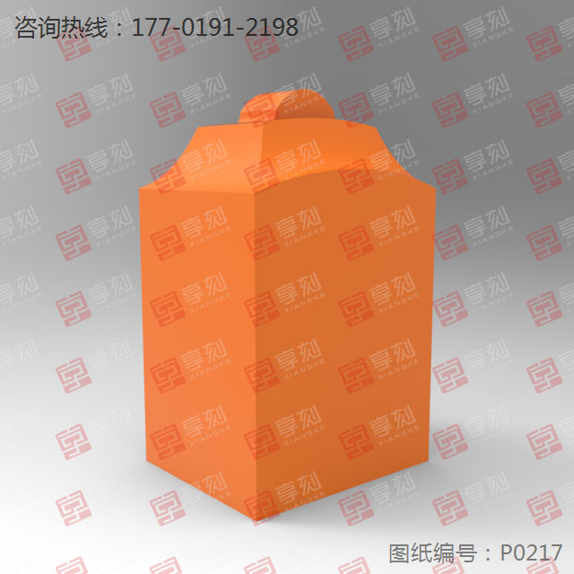 印章鈕章立體玉石雕刻電腦模型圖紙