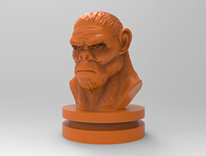 金剛頭像玉石電腦雕刻精雕圖紙_享刻數(shù)控雕刻機