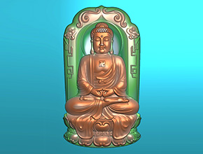 佛祖吊墜掛牌玉石電腦精雕圖紙_享刻數(shù)控雕刻機