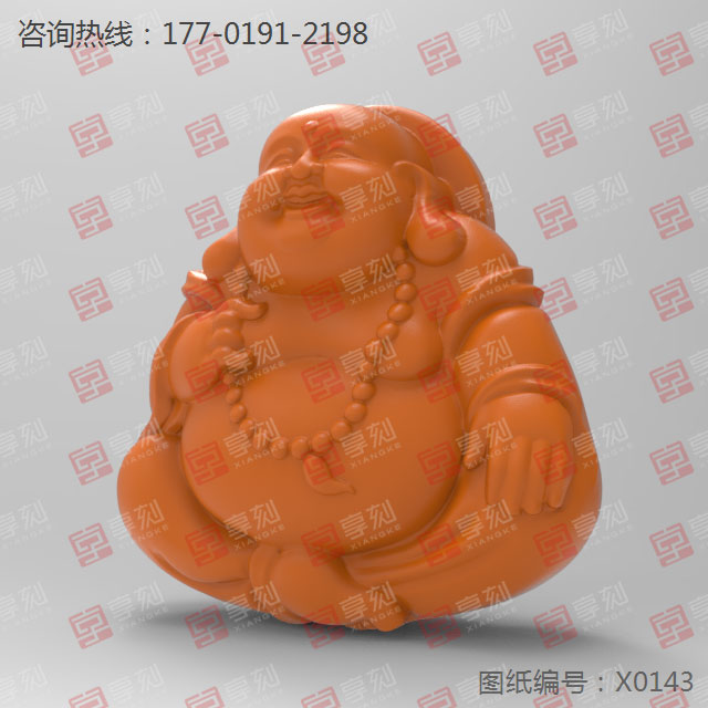 大肚佛彌勒佛立體吊墜_玉石加工全套設(shè)備廠家