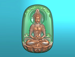 翡翠觀音吊墜玉雕圖紙_玉石加工全套設(shè)備廠家