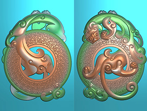 仿古螭龍玉雕圖紙_玉石加工全套設(shè)備廠家