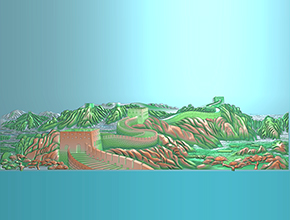 雄偉長城浮雕圖紙_玉石加工全套設(shè)備廠家