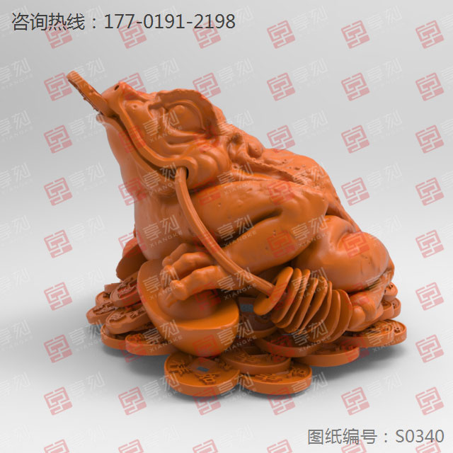 古代神獸金蟬立體模型圖紙_玉石加工全套設(shè)備廠家