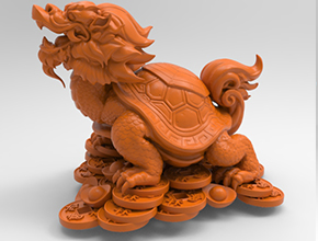 古代神獸龍龜立體模型圖紙_玉石加工全套設(shè)備廠