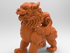 古代神獸麒麟立體模型圖紙_玉石加工全套設(shè)備廠