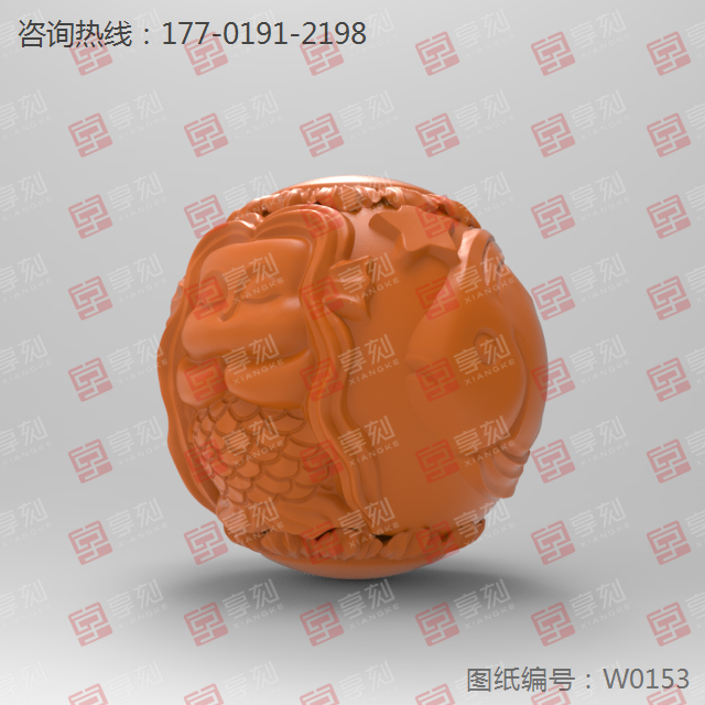 美人魚圓珠浮雕電腦雕刻圖紙_玉石雕刻機(jī)