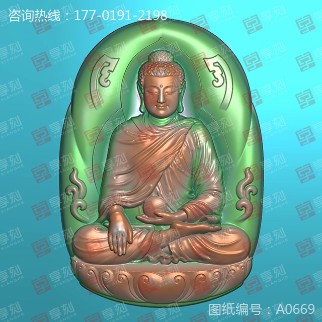 玉石雕刻佛牌圖案圖紙_玉石雕刻工具廠家