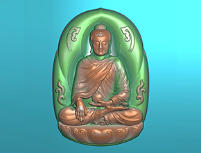 玉石雕刻佛牌圖案圖紙_玉石雕刻機工具廠家